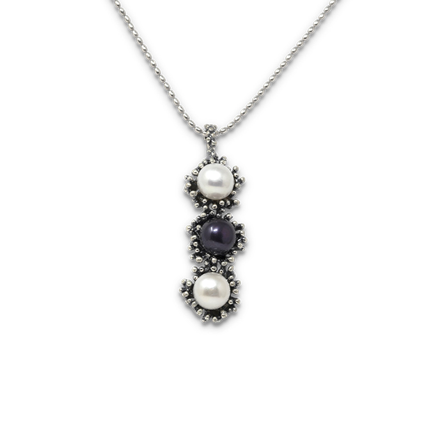 Collana Abissi ABS09-Perla Nera