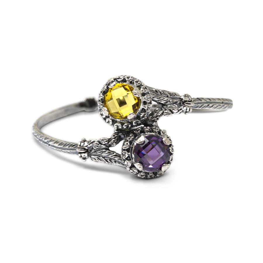 Bracciale Cumeja BrCmj02 Ametista-TopazioGiallo