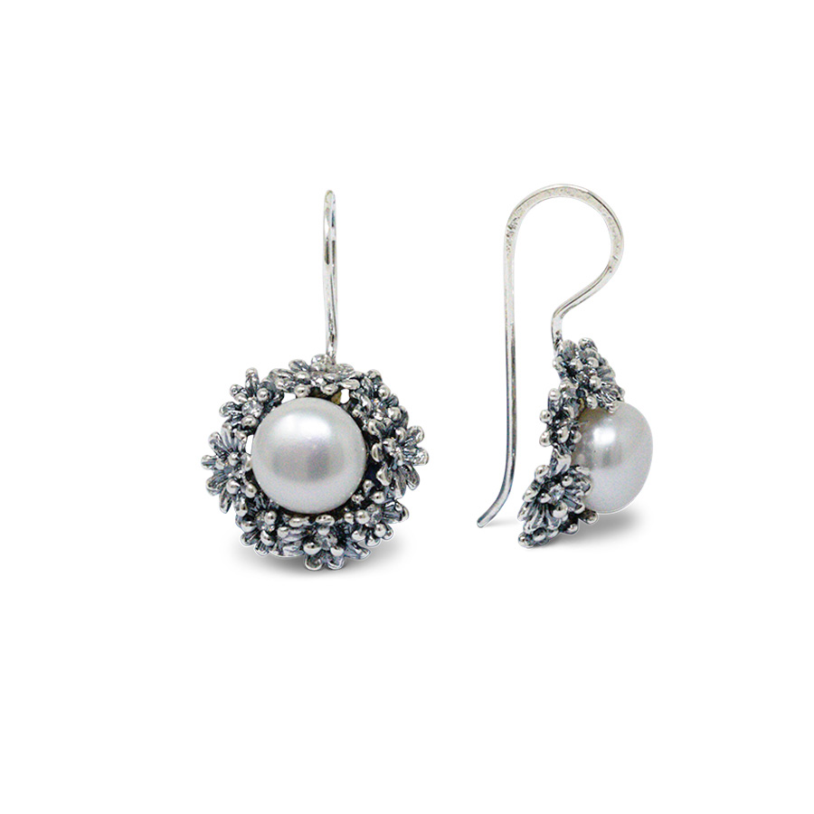 Orecchini Primule D'Argento OrPrm05L-Perla