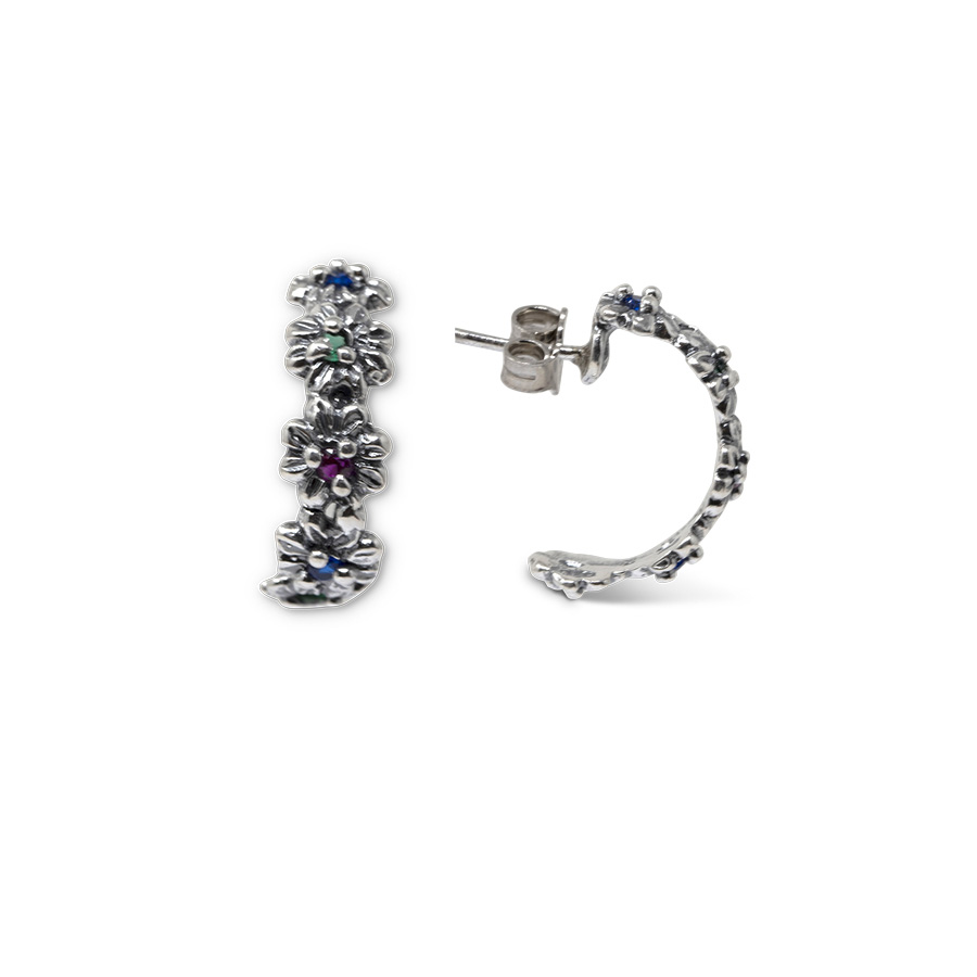 Orecchini Primule D'Argento OrPrm01