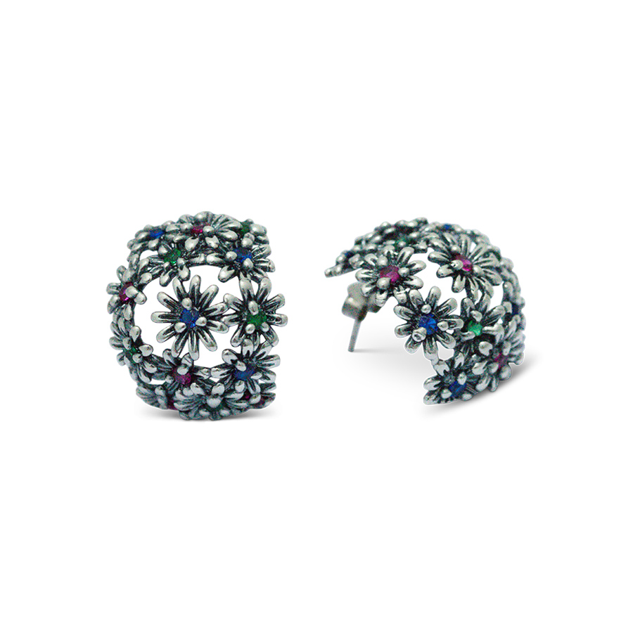 Orecchini Primule D'Argento OrPrm13